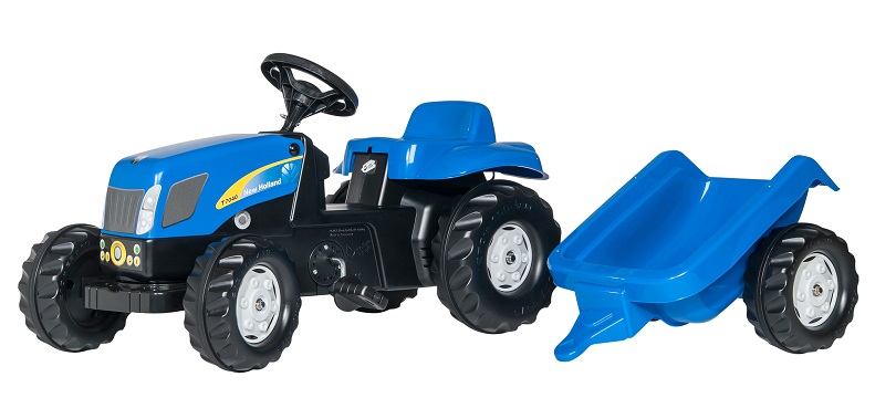 NEW HOLLAND MED SLÄPVAGN                                                                                      