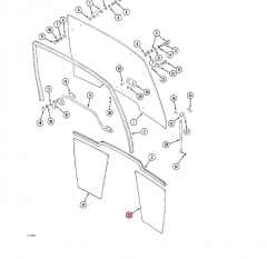 NEDRE FRAMGLAS H&Ouml;GER                                                                                          